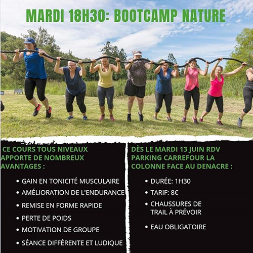 Bootcamp Nature mardi 18h30